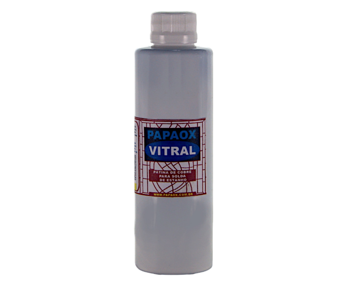 PAPAOX VITRAL – Pátina cobre para solda estanhada 200ml - Imagem 2